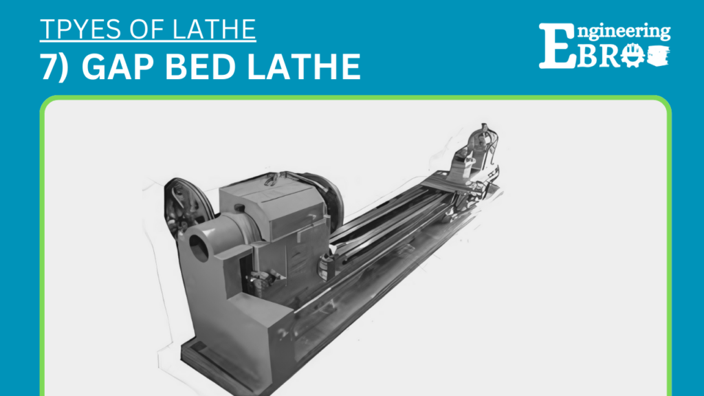 11 Types of lathe machines (with Pictures) 7 Gap Bed Lathe Machine